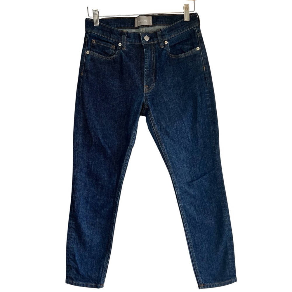 Everlane mid rise slim fit ankle jean in blue denim size 27 excellent condition